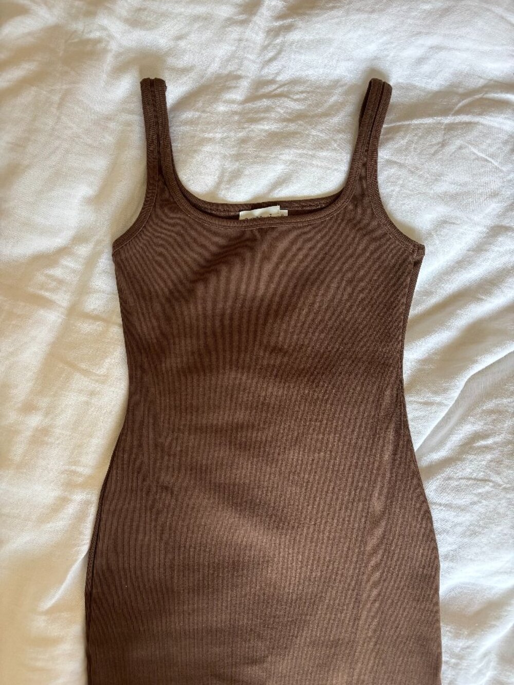Bumpsuit Maternity Dress Brown Size Medium